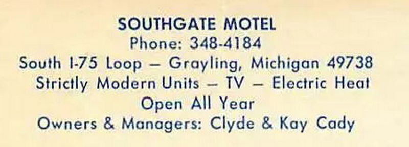 Southgate Motel - Vintage Postcard